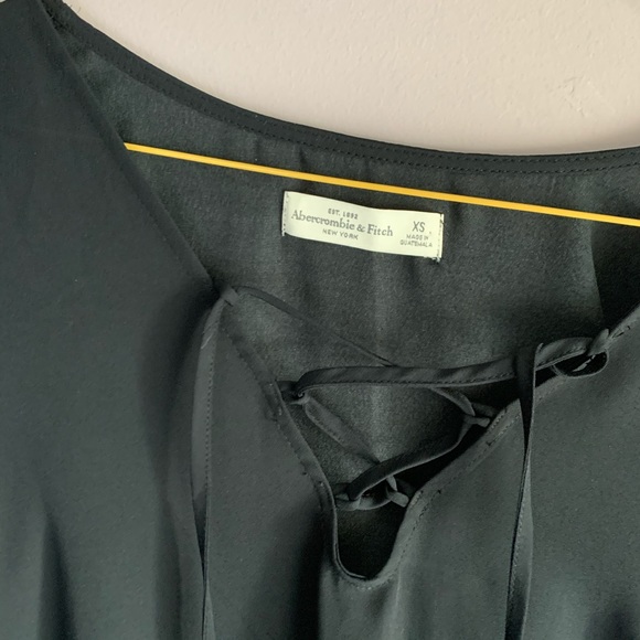 Black Bell Sleeve Blouse - Picture 2 of 3